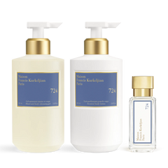724 Scented hand & body cleansing gel, Scented body lotion <br>and Eau de parfum Trio null