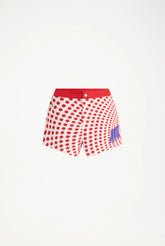 The Red Polka-Dot Swimming Briefs