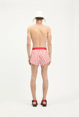 The Red Polka-Dot Swimming Briefs