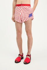 The Red Polka-Dot Swimming Briefs