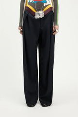 The Curved Suit Pants