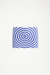 The Blue Target Mini Skirt