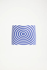 The Blue Target Mini Skirt