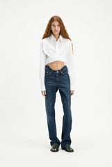 The Cropped Cache-Cœur Shirt