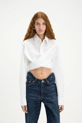 The Cropped Cache-Cœur Shirt