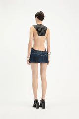 The Polka-Dot Crop Top