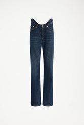The Curved Denim Jeans