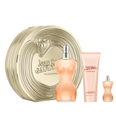 Classique 3.4 oz, Body lotion 2.5 oz and Miniature