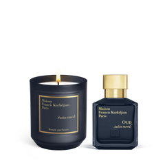OUD satin mood Scented candle <br>and Eau de parfum Duo null
