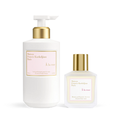 À la rose Scented body lotion <br>and Scented hair mist Duo null