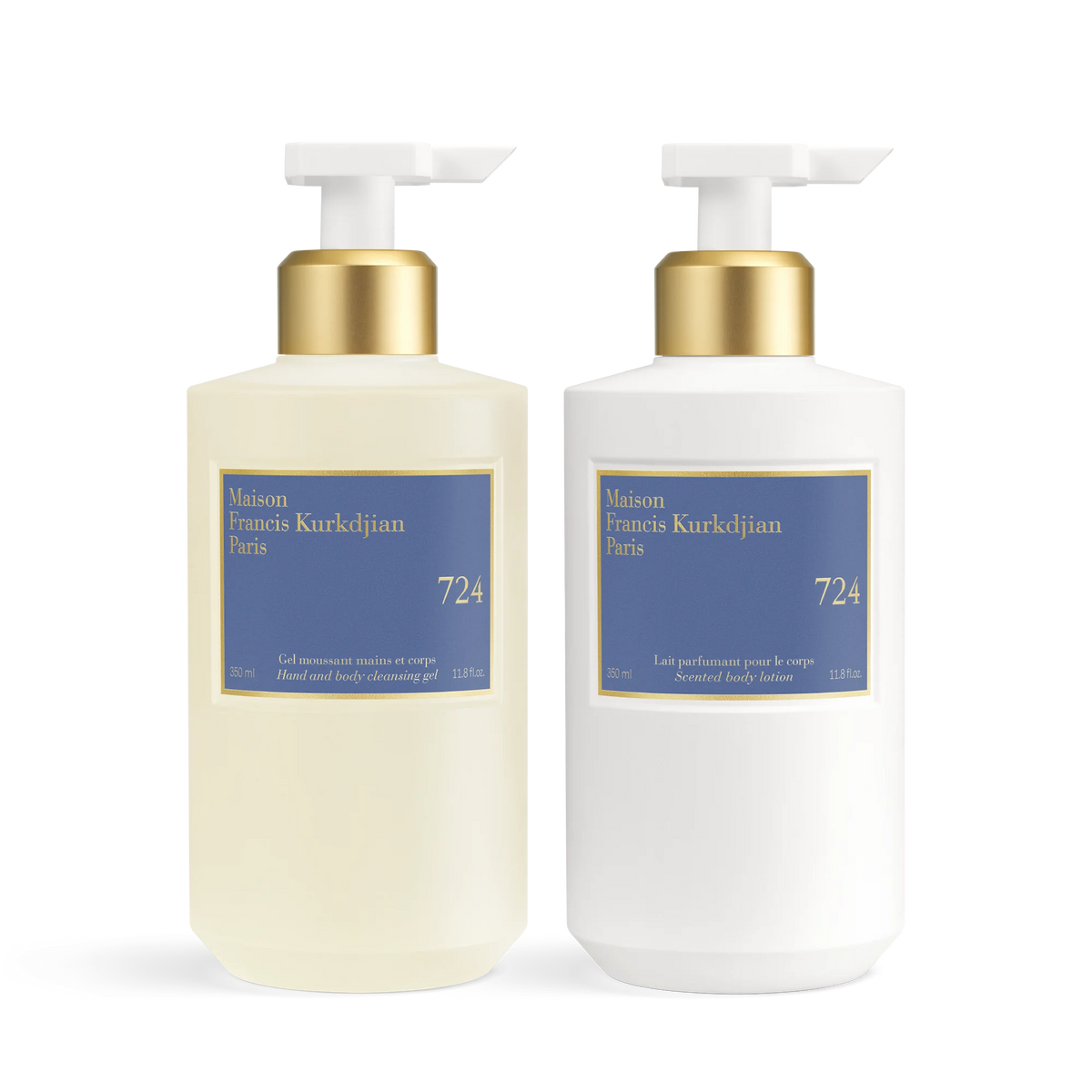 724 Scented hand & body cleansing gel <br> and Scented body lotion Duo null