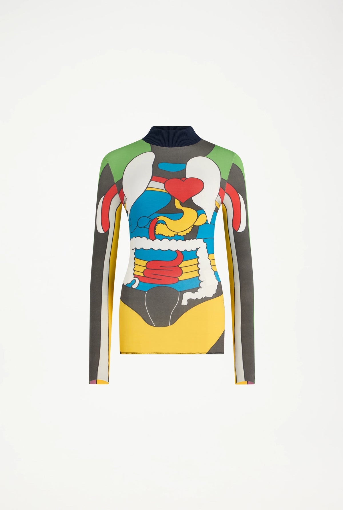 The Body Map Organ Top