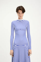 The Long Blue Target Dress