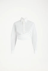 The Cropped Cache-Cœur Shirt