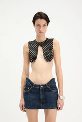 The Polka-Dot Crop Top