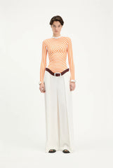 The Orange Target Top