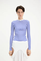 The Blue Target Top