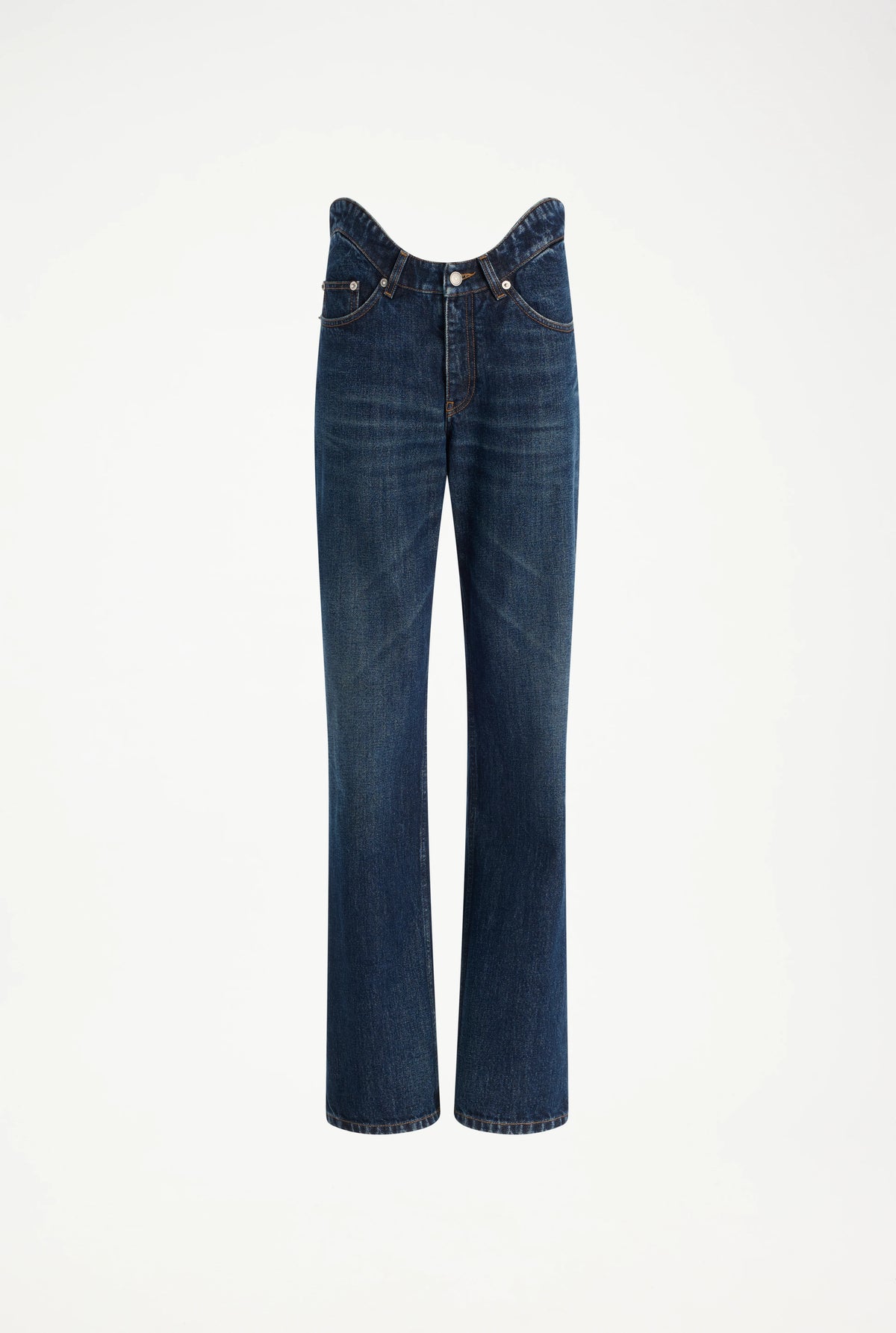 The Curved Denim Jeans