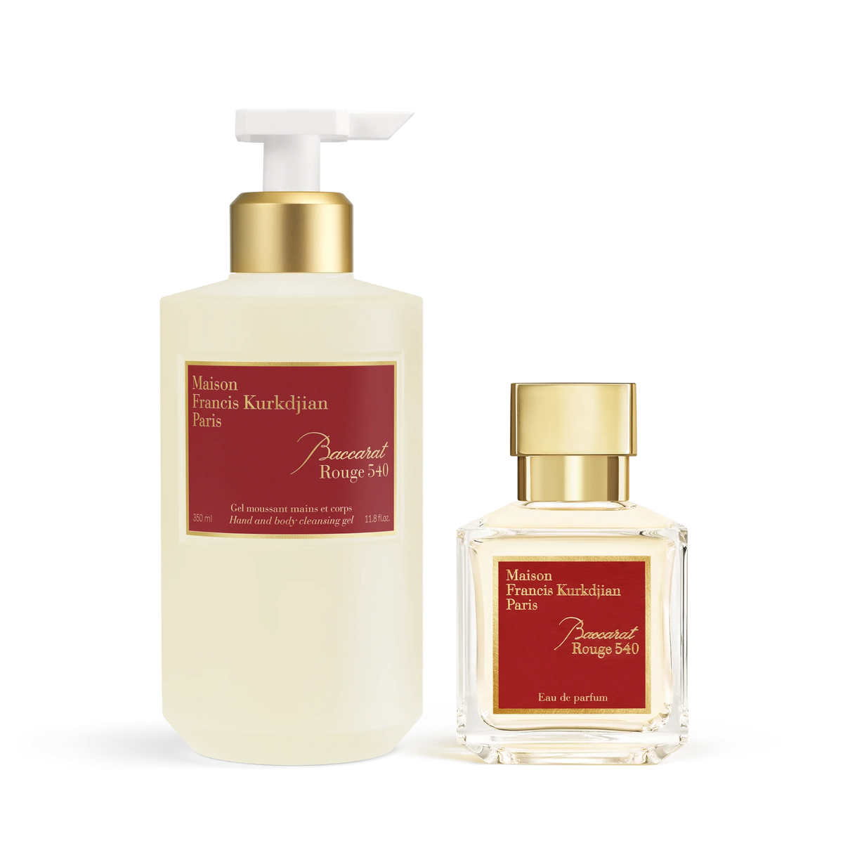 Baccarat Rouge 540 Scented hand & body cleansing gel<br>and Eau de parfum Duo null