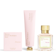 À la rose Scented soap, Scented hand cream <br>and Eau de parfum Trio null