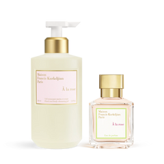 À la rose Scented hand & body cleansing gel <br>and Eau de parfum Duo null