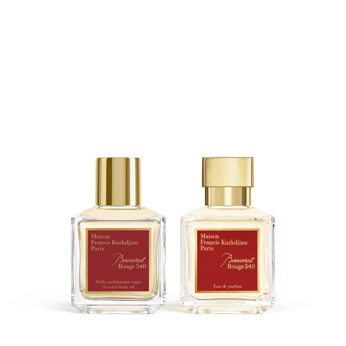 Baccarat Rouge 540 Scented body oil <br>and Eau de parfum Duo null