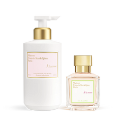 À la rose Scented body lotion <br>and Eau de parfum Duo null