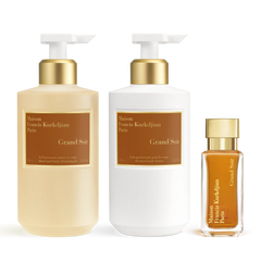 Grand Soir Scented hand & body cleansing gel, Scented body lotion <br>and Eau de parfum Trio null